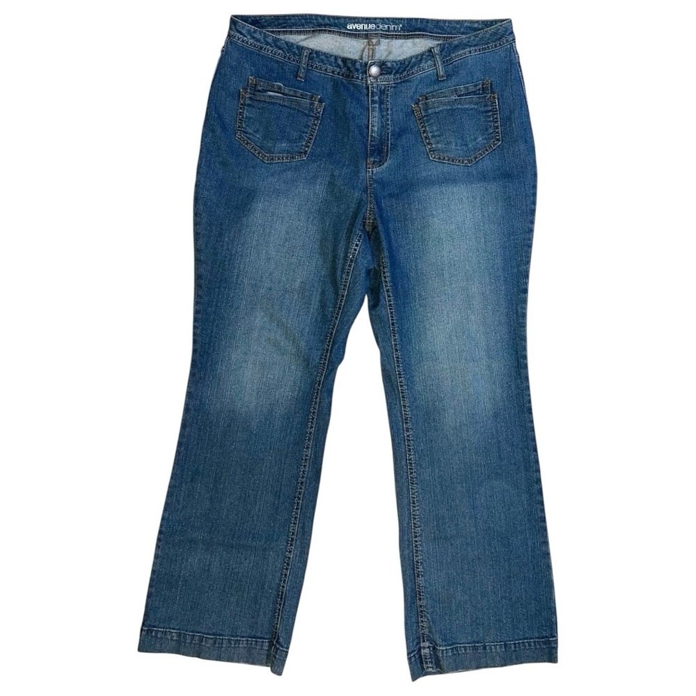 Avenue Jeans Women’s Size 18 Blue Denim Straight 37x30